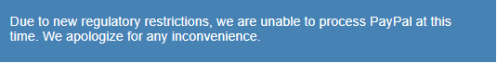 PayPal Currently Not Available at GlobalTestMarket and MySurvey